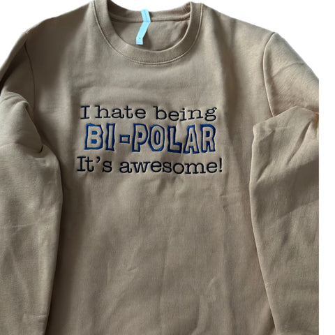 BI-POLOR CREWNECK SWEATSHIRTS
