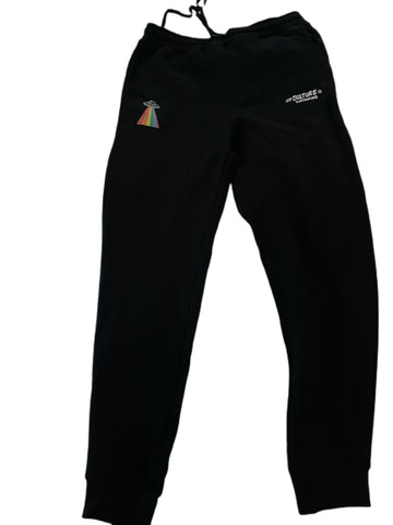 Our Culture is Contagious Black Spaceship Sweatpants